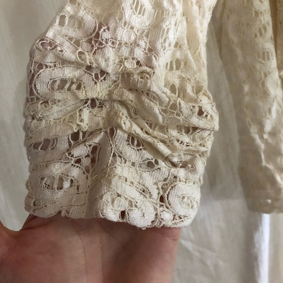 Lace blazer with draped collar - Picture 3 of 7